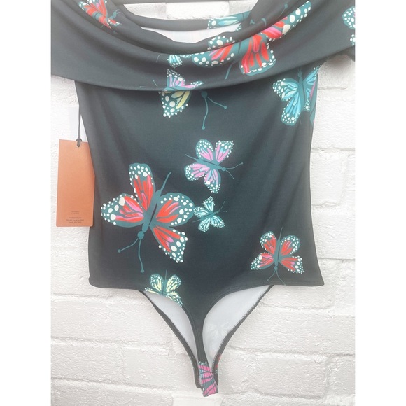 NWT Nordstrom by Christina Martinez butterfly bodysuit - Picture 6 of 8
